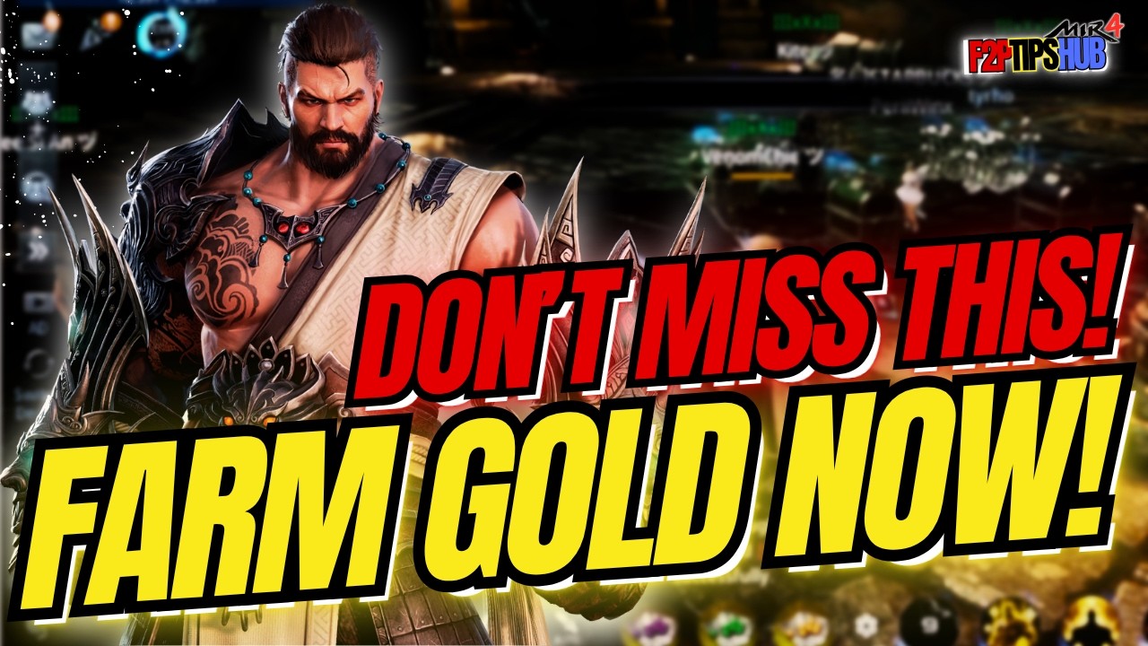 MIR4 Best Strategy | Farm Gold NOW Before Boosting Server! (Easy 2K+ Gold)