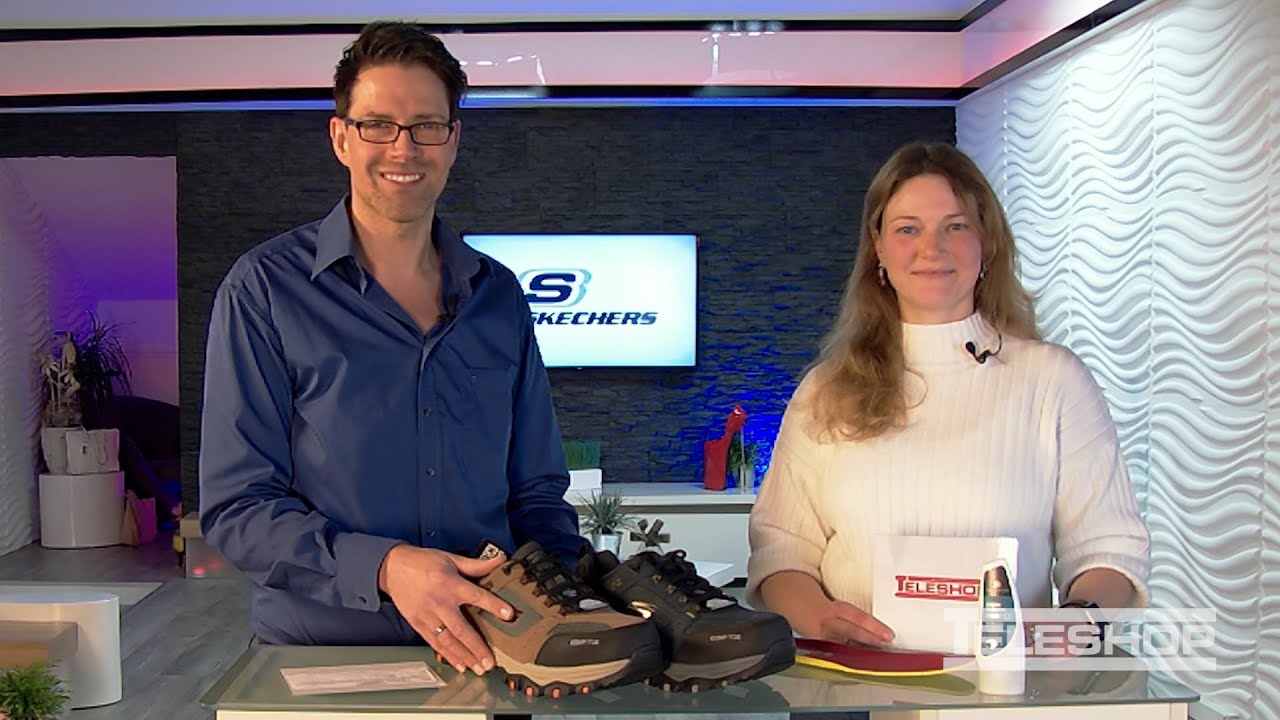 schuhplus Teleshop am 16.03. &ndash; Arbeitsschuhe von Skechers in &Uuml;bergr&ouml;&szlig;en bei schuhplus