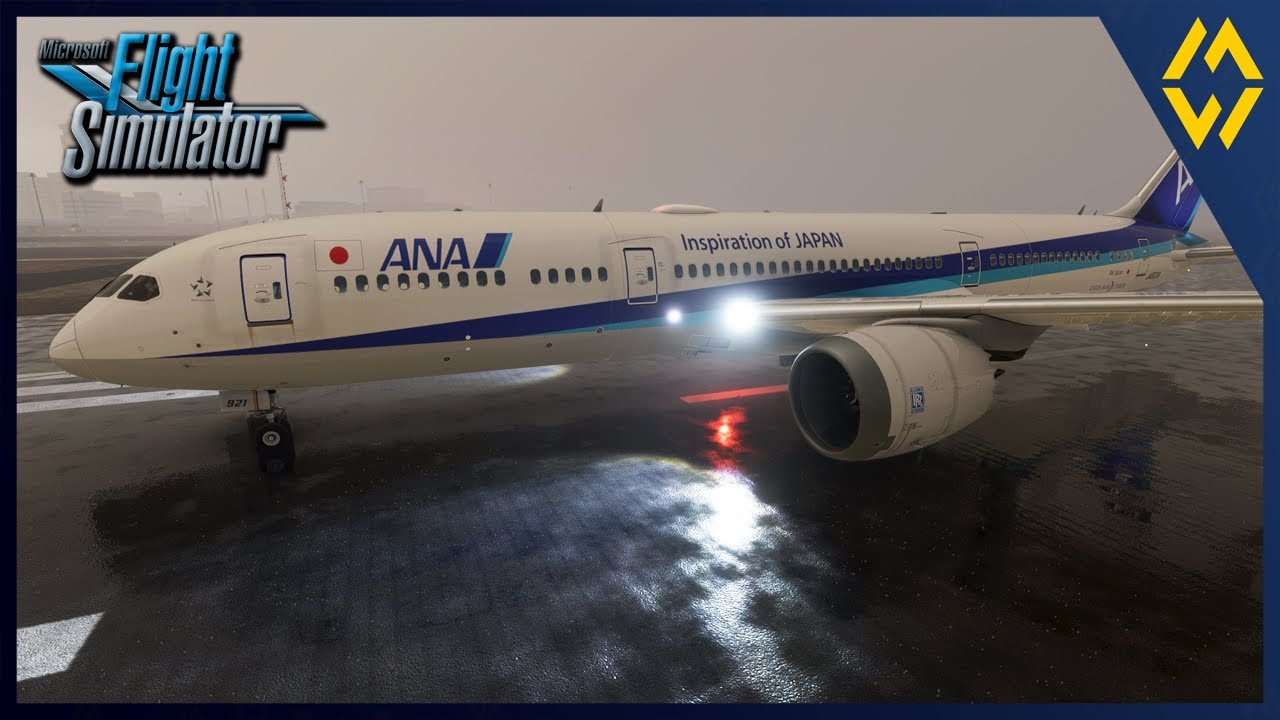 MSFS // All Nippon Airways // Tokyo - Singapore // B789