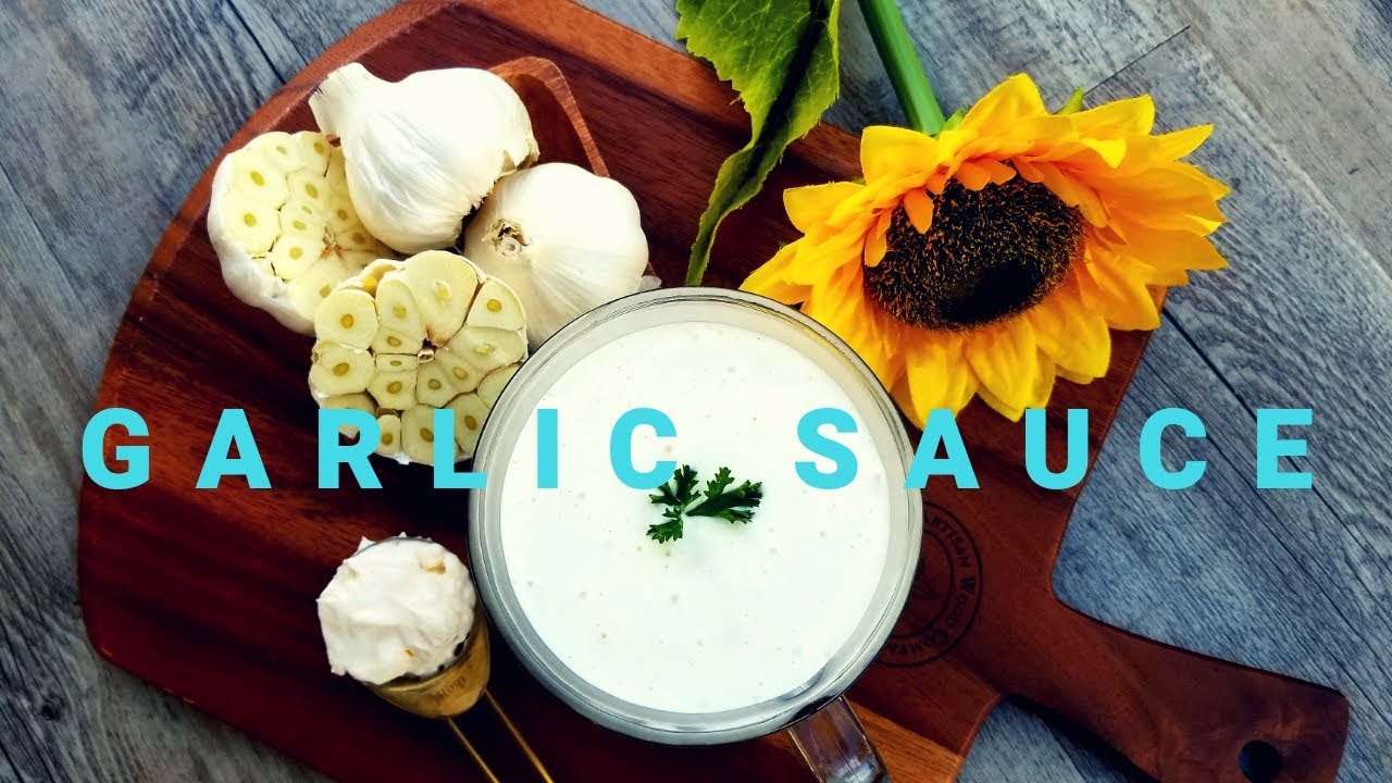 Trini  White Garlic Sauce- for BBQ or Fries - Episode 112