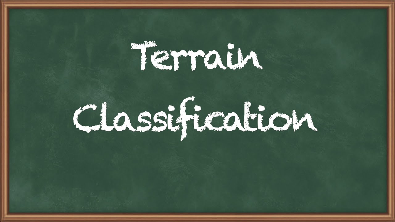 Terrain Classification - Highway Geometric Design - Transportation Engineering 1