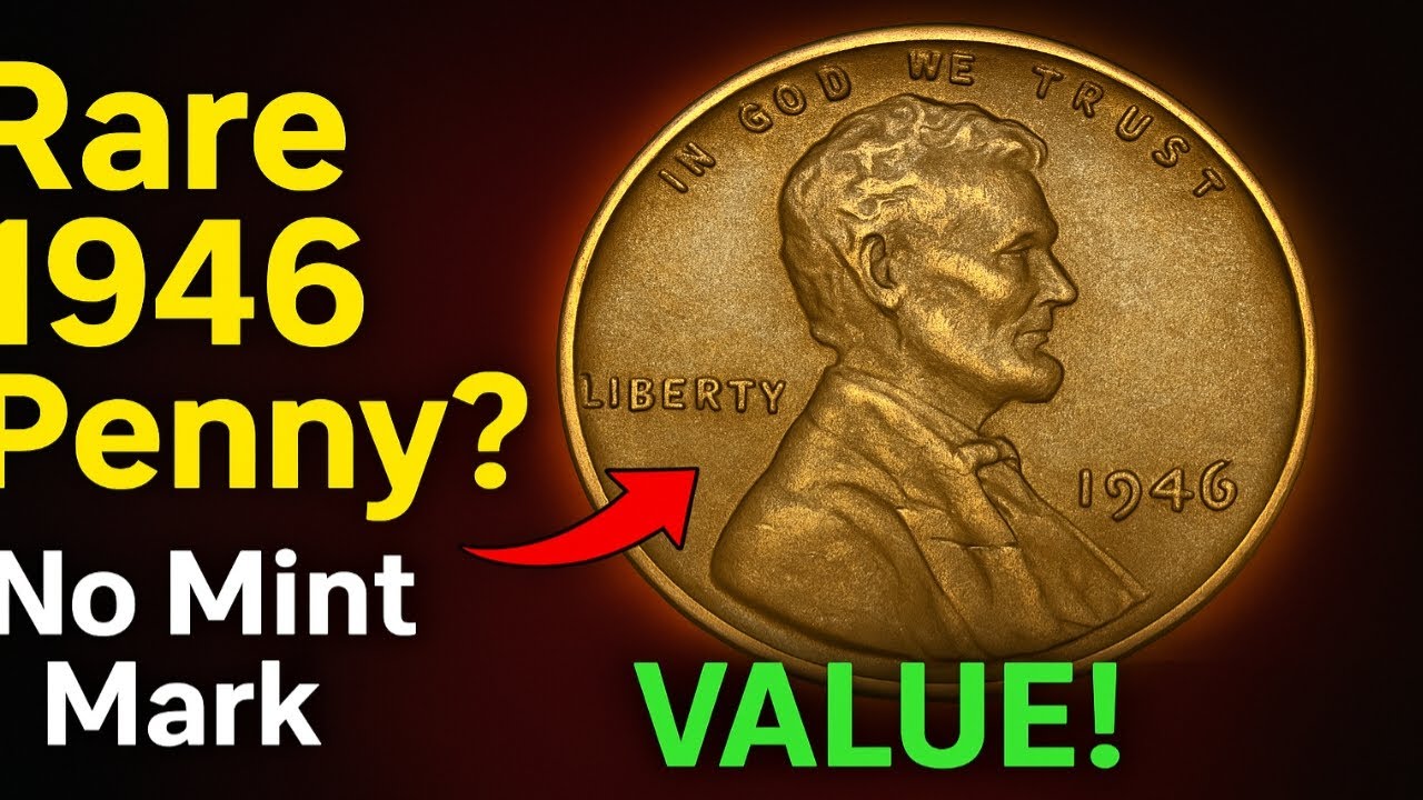 1946 PENNY NO MINT MARK COIN- RARE ERROR OR COMMON WHEAT PENNIES WORTH MONEY TODAY!