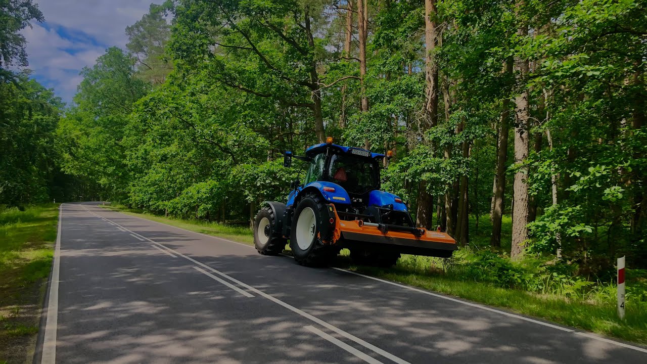 #5 | Mulczowanie łąk | Trasa 60km | NH T6.160 DC + Samasz Mamut 300 | P.T Agro