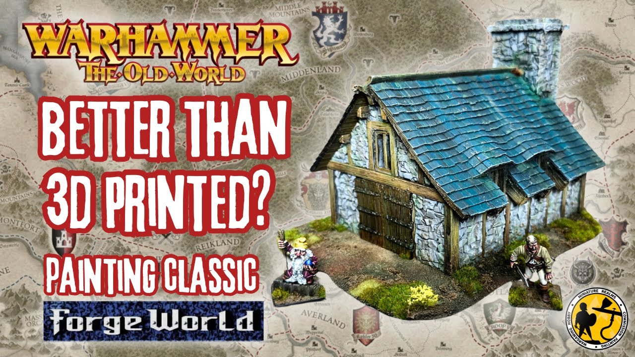 Warhammer: The Old World | Forgeworld Blacksmiths Forge Tutotial | Has 3D Printed & MDF Terrain Repl
