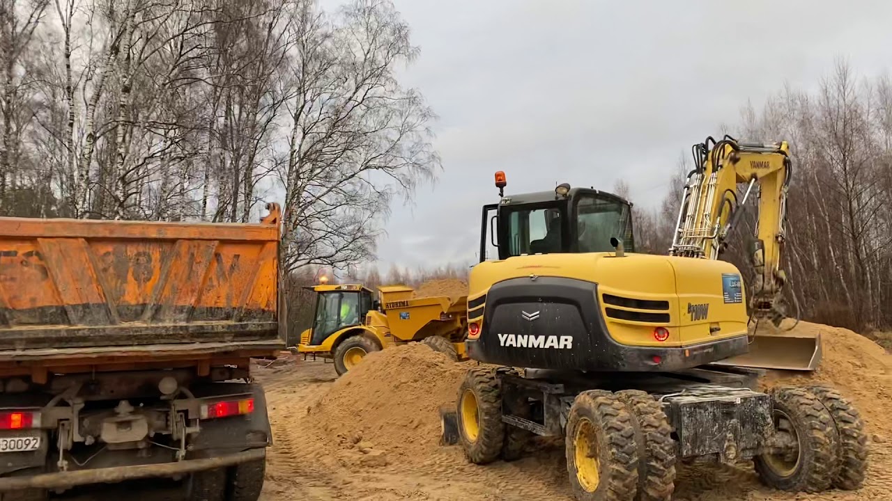 Yanmar B110w załadunek