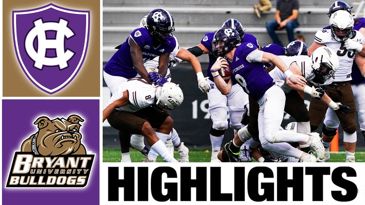 Bryant vs Holy Cross Highlights | College Football Week 11 | 2022 College Football Highlights
