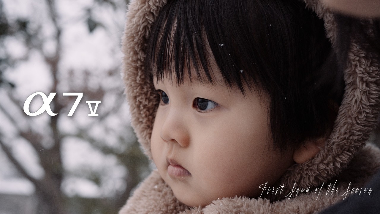 First Snow of the Season ❄️ | A Quiet February Morning with Toddler and Dog |sony α7v