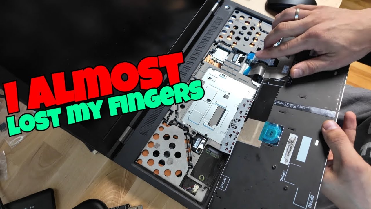 I almost lost my fingers! Thinkpad P15 Gen2 keyboard replacement