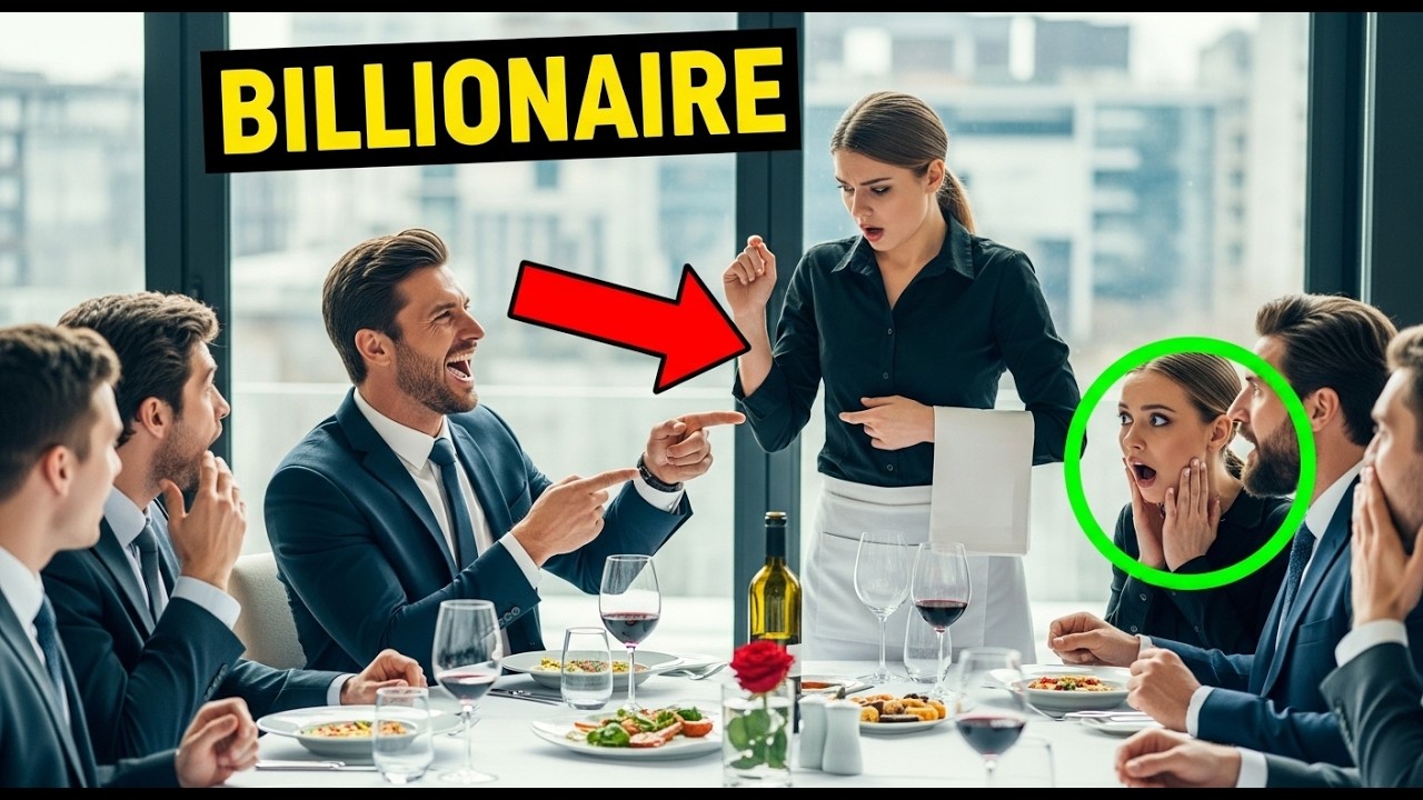 The Billionaire Mocked the Waitress… Until She Spoke Fluent German