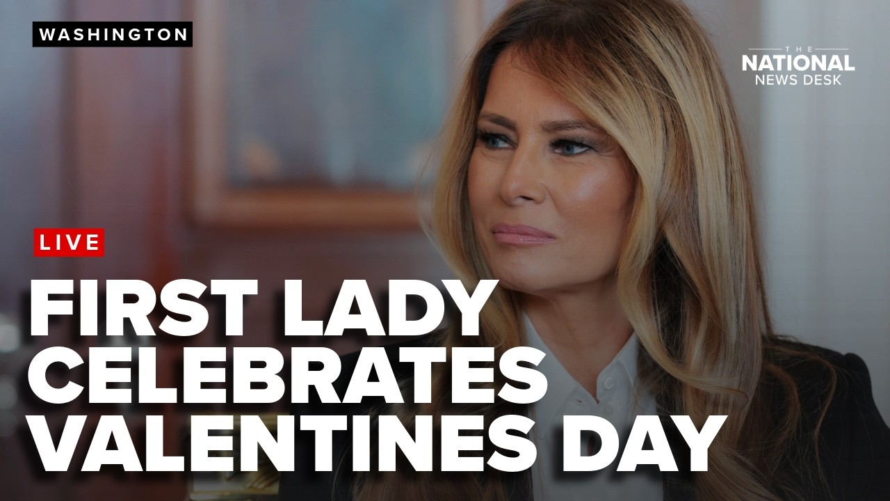 First Lady Melania Trump celebrates Valentine’s Day at The Children’s Inn