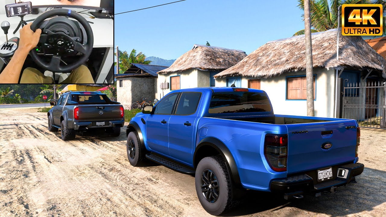 Ford Ranger & Mercedes X-Class | OFFROAD CONVOY | Forza Horizon 5 | Thrustmaster T300RS gameplay