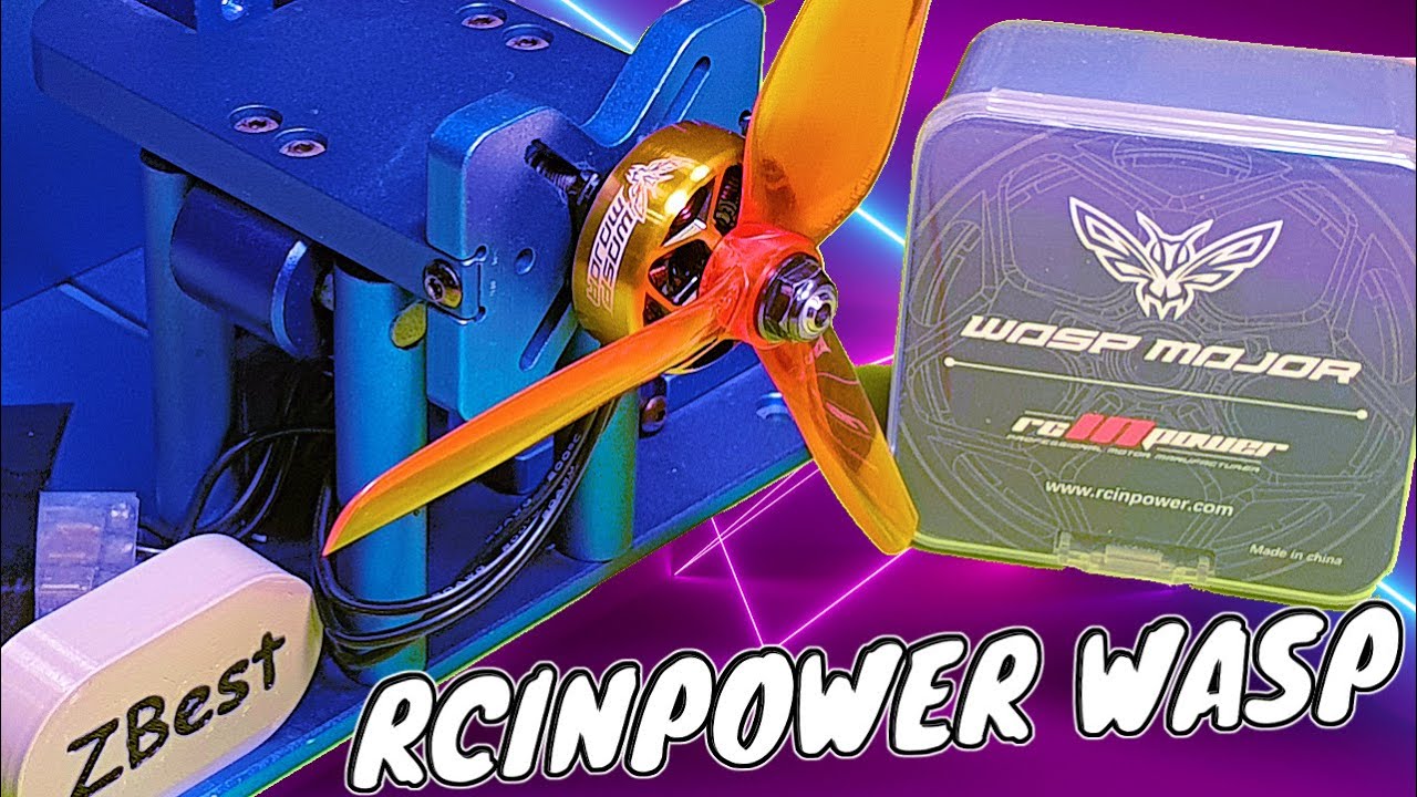 ✅ Легкие, но Мощные Моторы для FPV Дрона - RCINPOWER WASP MAJOR 22.6-6.6 1860KV! 🔥
