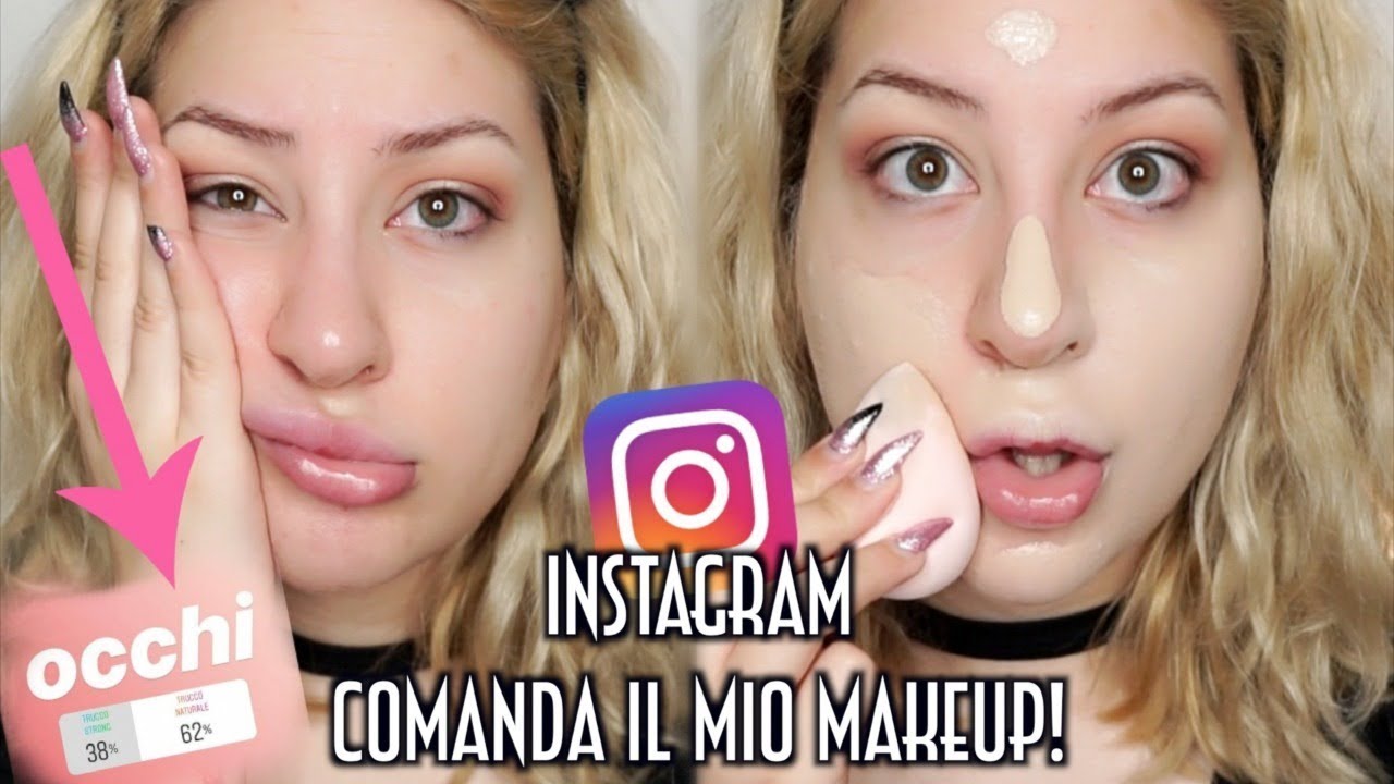 INSTAGRAM SCEGLIE IL MIO MAKEUP 🚫 MI TRUCCO CON I SONDAGGI DI INSTAGRAM!