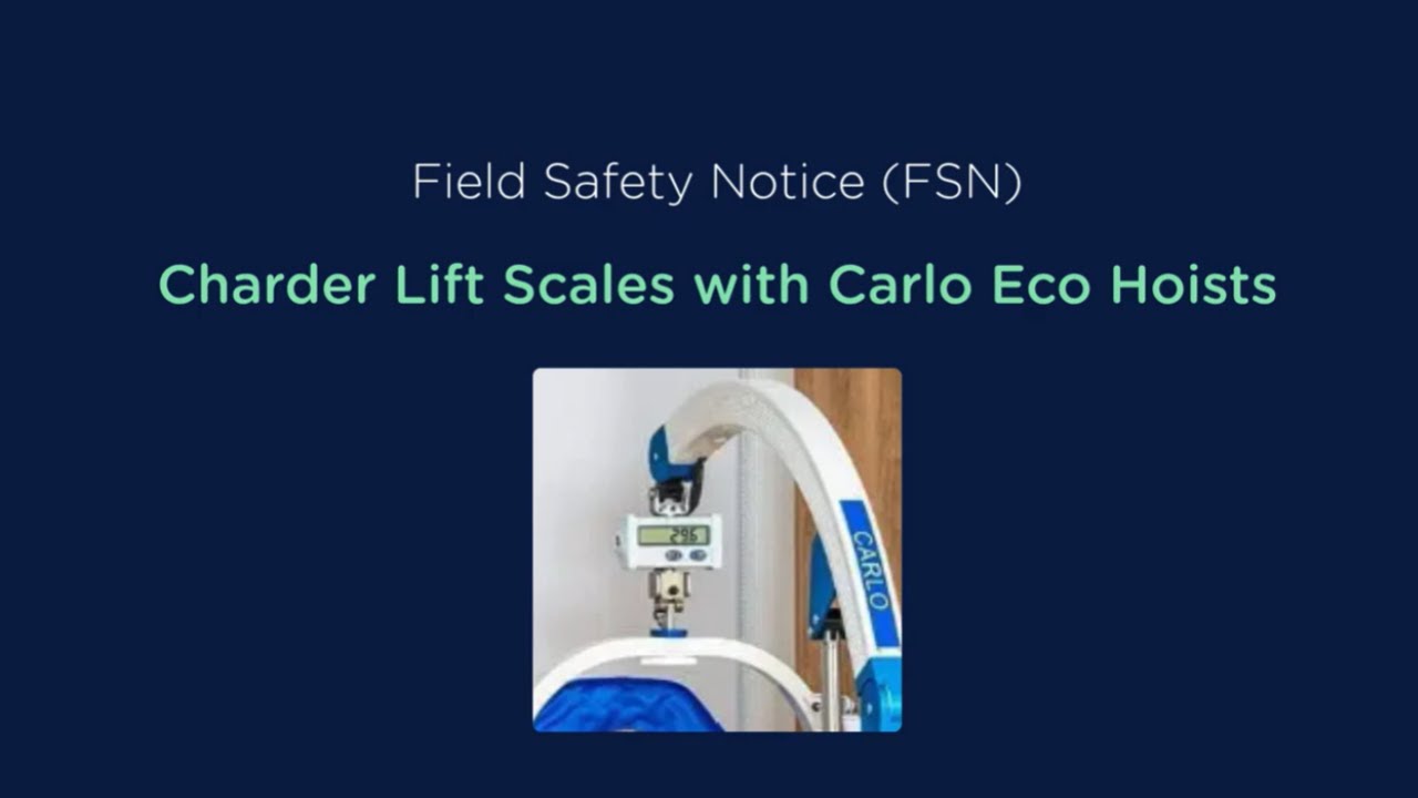 Charder Lift Scales with Carlo Eco Hoists FSN