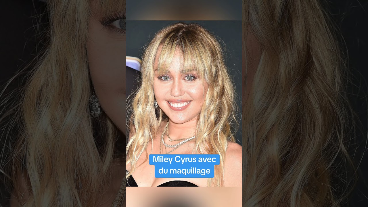 Les célébrités avec vs sans maquillage 