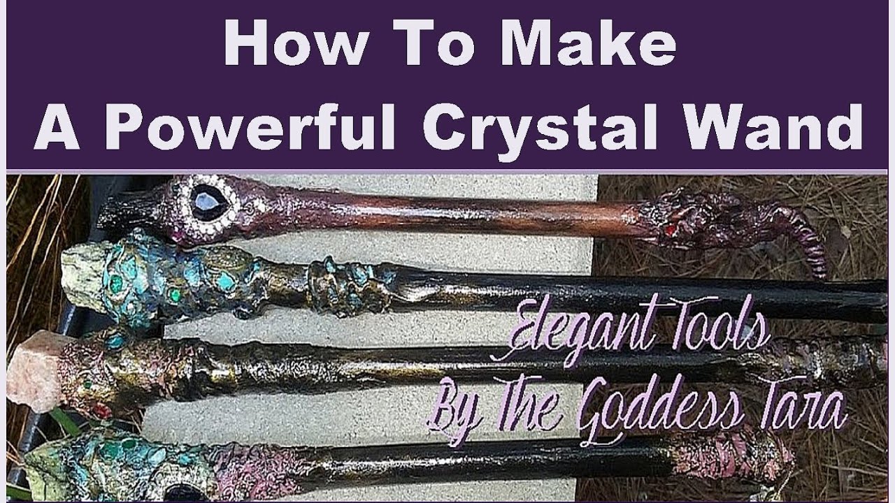 &hearts;★&hearts;How to Make a powerful  crystal wand