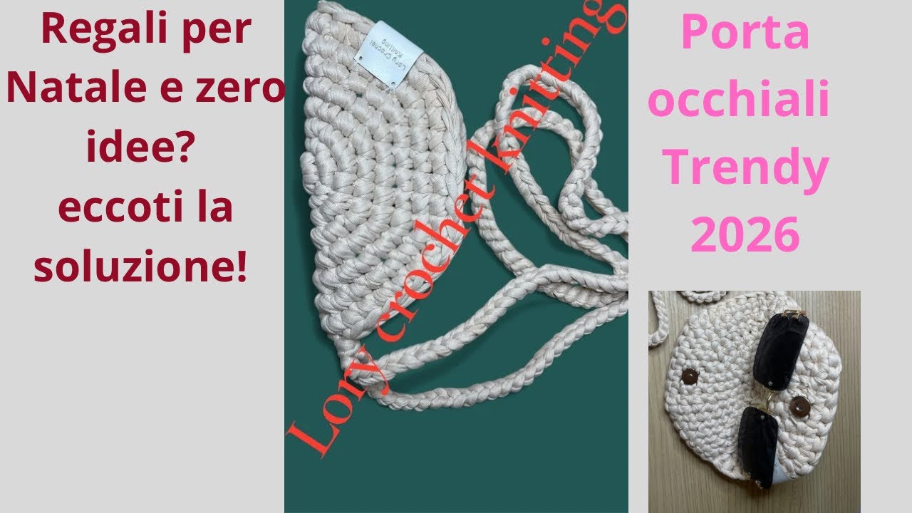 PORTAOCCHIALI  TRENDY CROCHET FACILISSIMO 