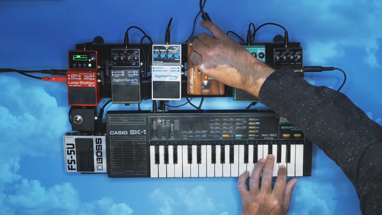 "Clouds" Lo-Fi Ambient Jam with the Casio SK-1