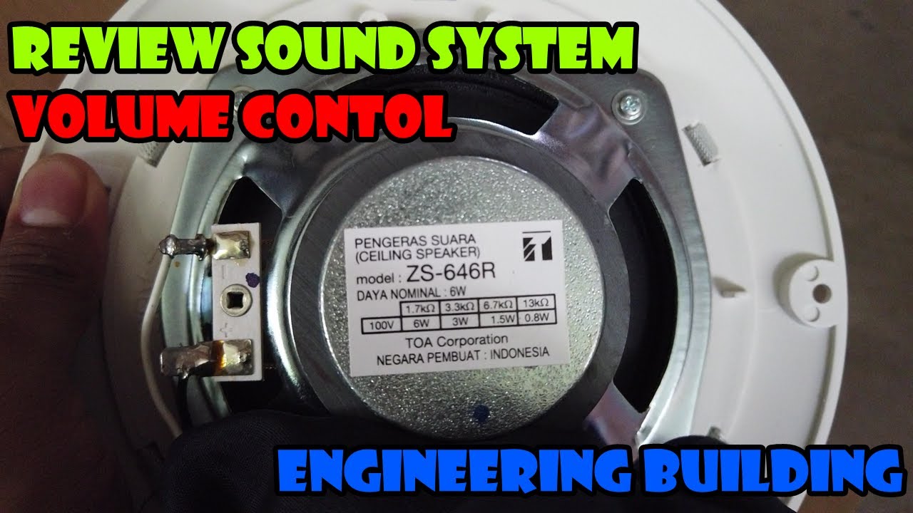 Review Pengeras Suara Toa dan Volume Control