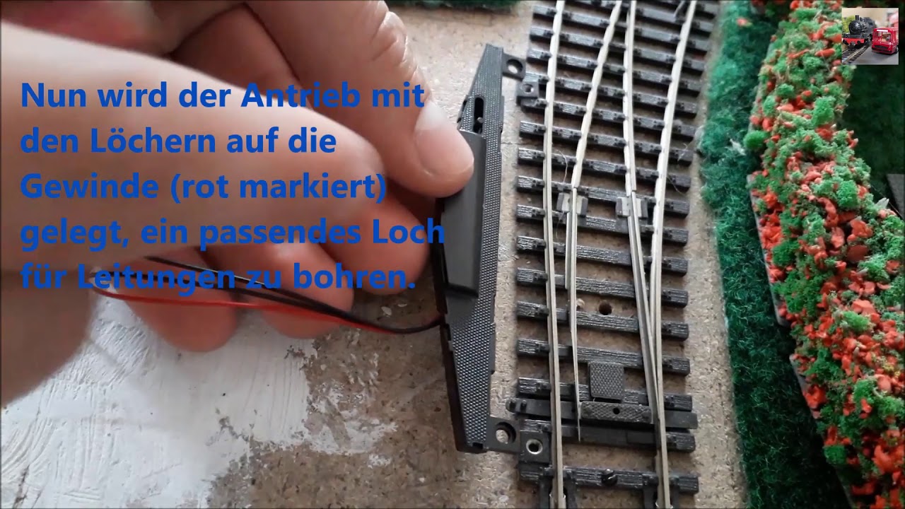 #20: Einbau und Anschluss eines PIKO Weichenantriebs H0 (#55271)