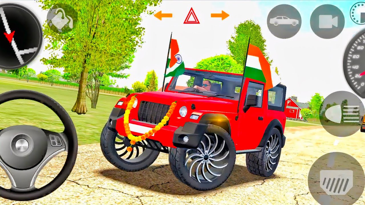 Modified Mahindra Thar😈Games:Indian Red Thar (Gadi Wala Games) Car Game Android Game - #2026