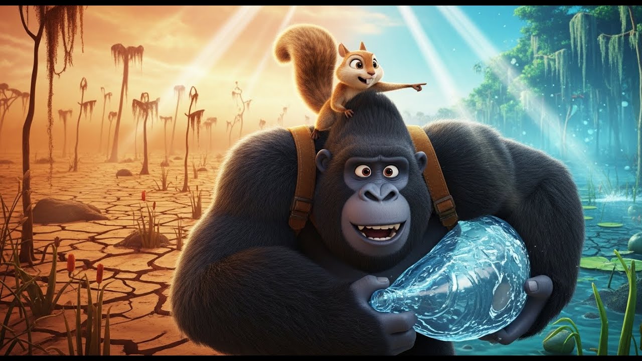 king kong koko and squirrel kato save the swamp from a terrible drought