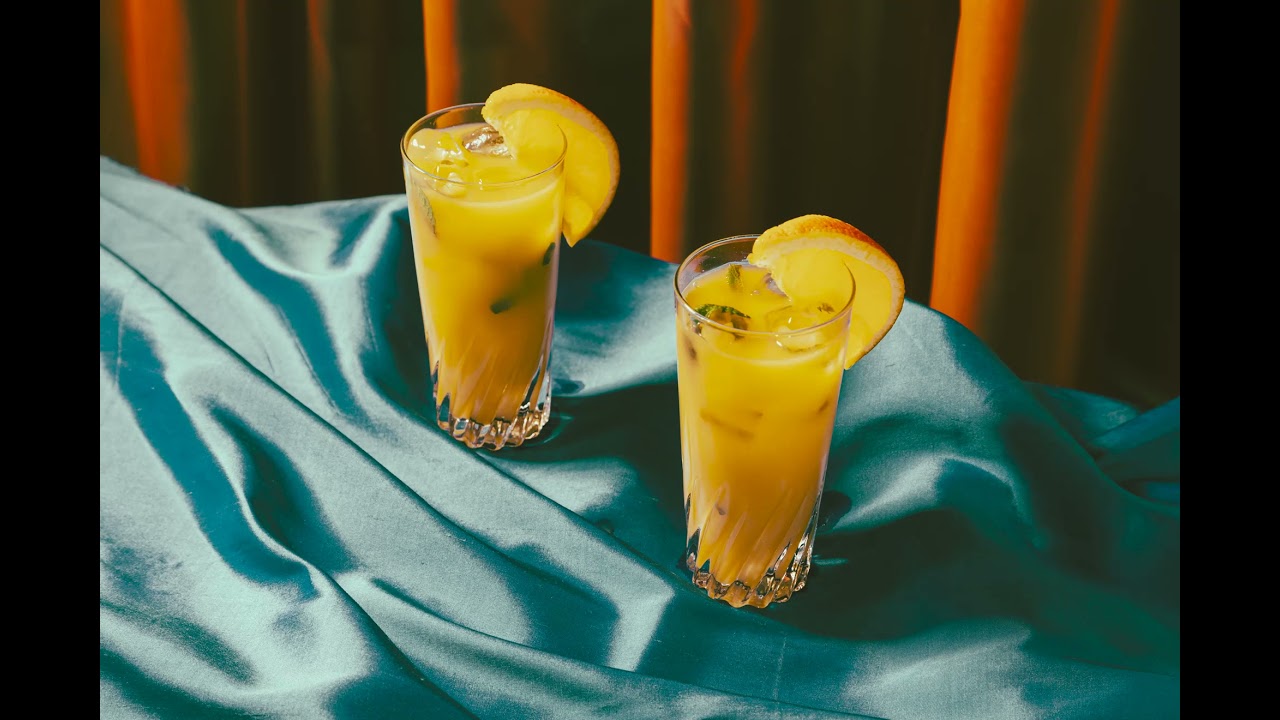 Orange Mint Drink | stop motion animation