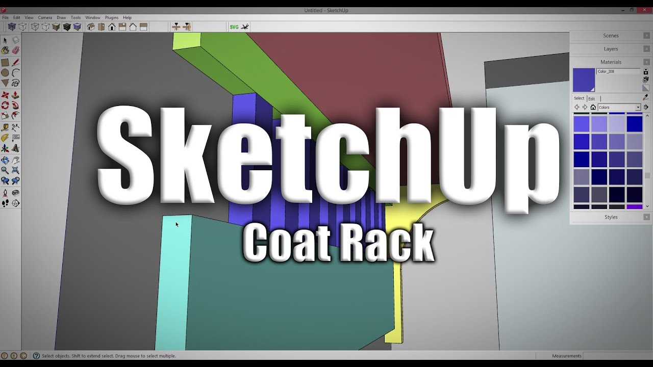 SketchUp: Coat Rack - 226