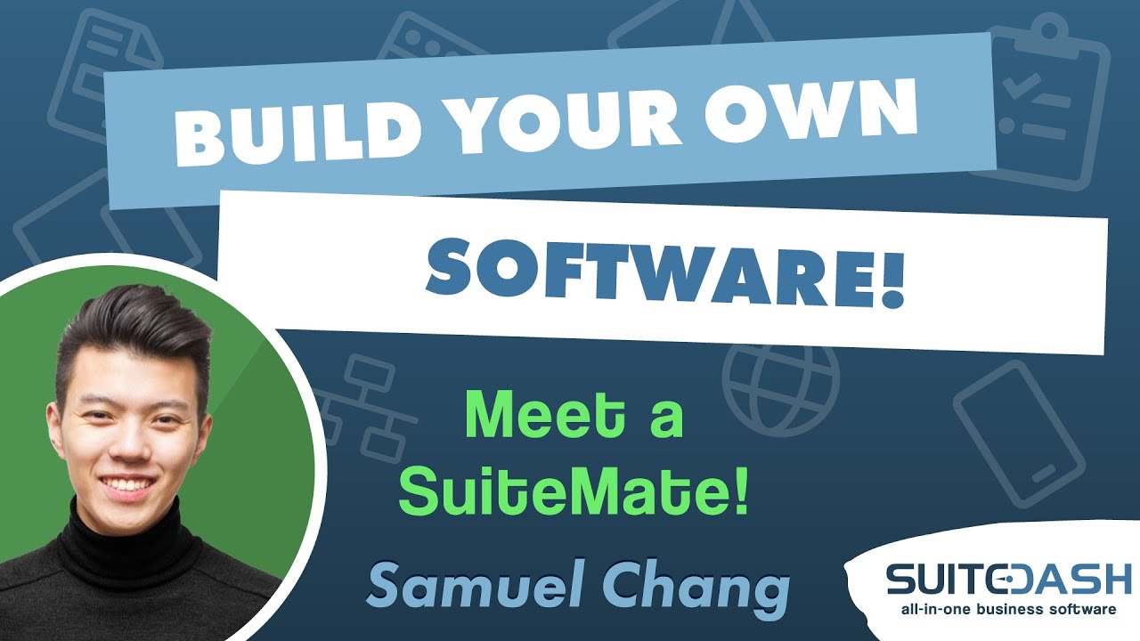 Succeed with Software : Meet a SuiteMate : Samuel Chang