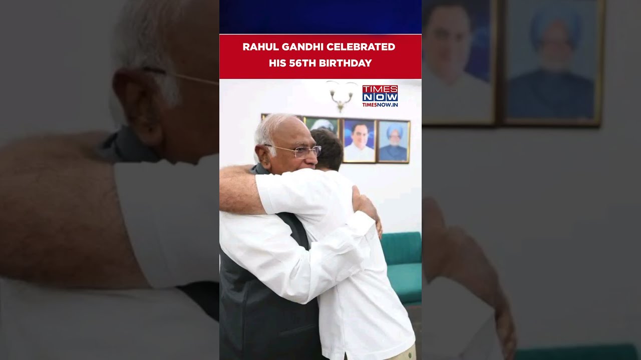 Congress Leader Rahul Gandhi Celebrated His 56th Birthday, Receiving Warm Wishes #shorts