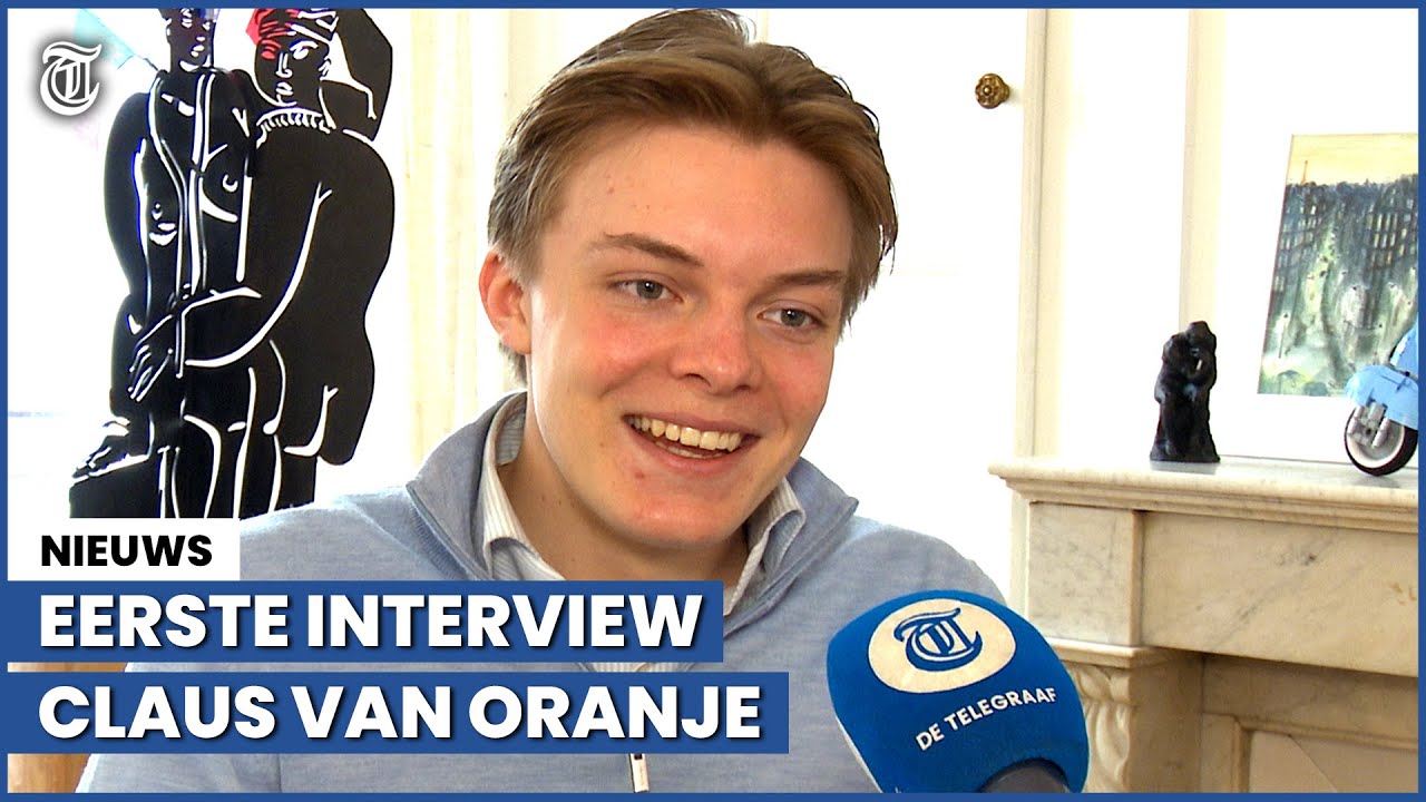 Claus van Oranje (19) reageert op kritiek: ‘Moet altijd letten op wat ik doe’