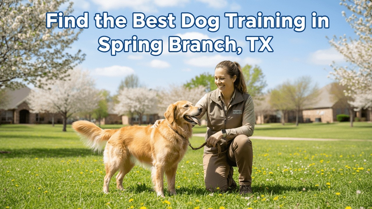 Find the Best Dog Training in Spring Branch Texas