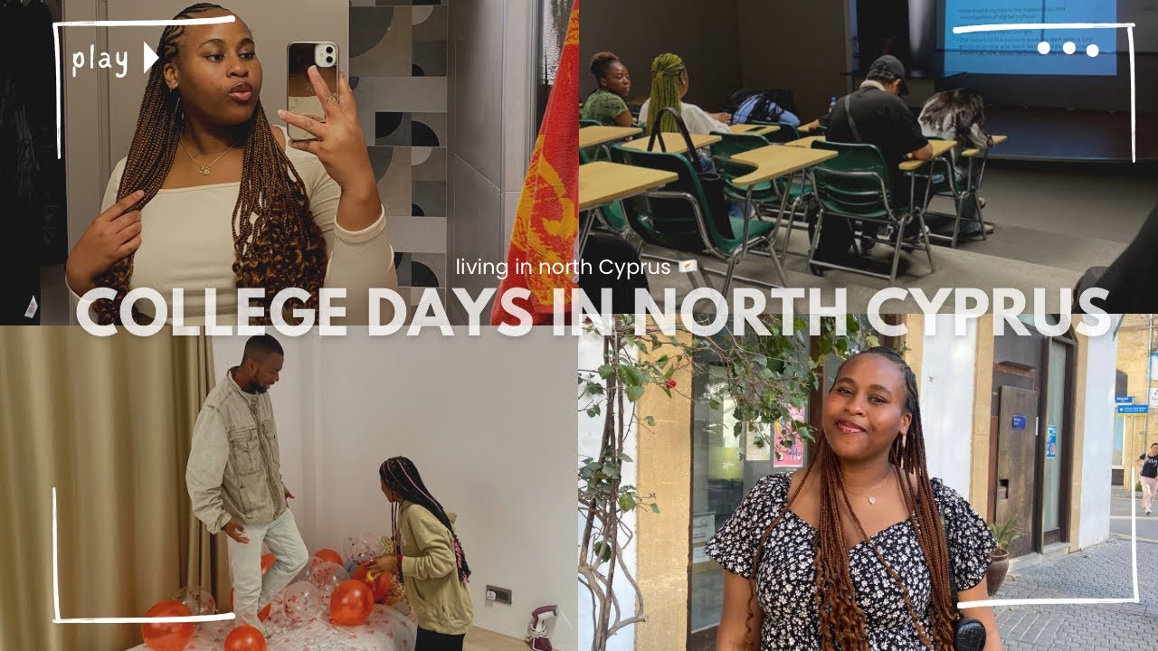 College Life in Cyprus 🇨🇾 | My Productive Week as a Student Abroad|￼Lunch dates | birthday setup
