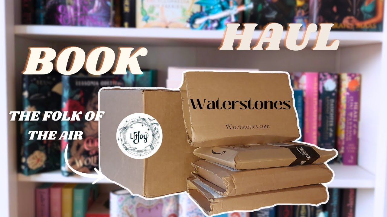 BIG BOOK HAUL!! Unboxing Litjoy Crate Folk Of The Air Series, Waterstones and Amazon!!