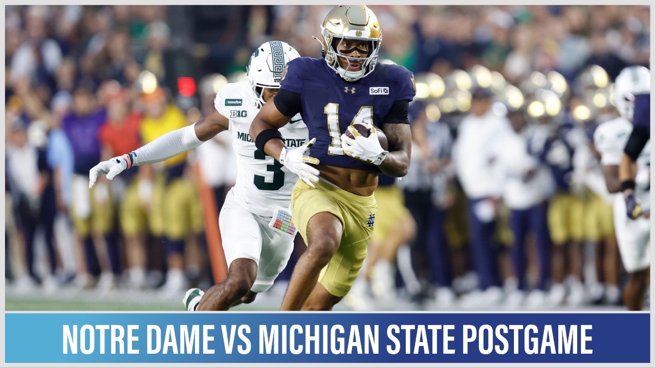 Notre Dame vs Michigan State Instant Reaction Postgame Show | Hit & Hustle