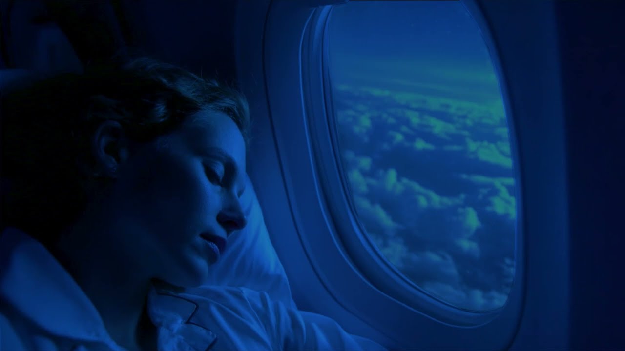 Jet Plane Night Flight | SLEEP, RELAX, FOCUS | Calm Airplane Noise | White Noise | 3 Hours