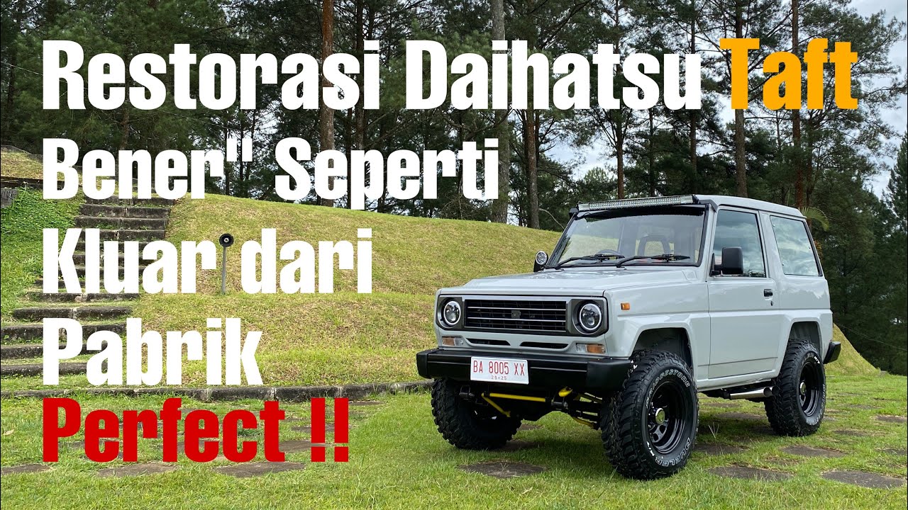 PERFECT‼️ Restorasi Daihatsu Taft Bener2 Seperti Baru,Sampai Kolongan nya juga Mengkilat