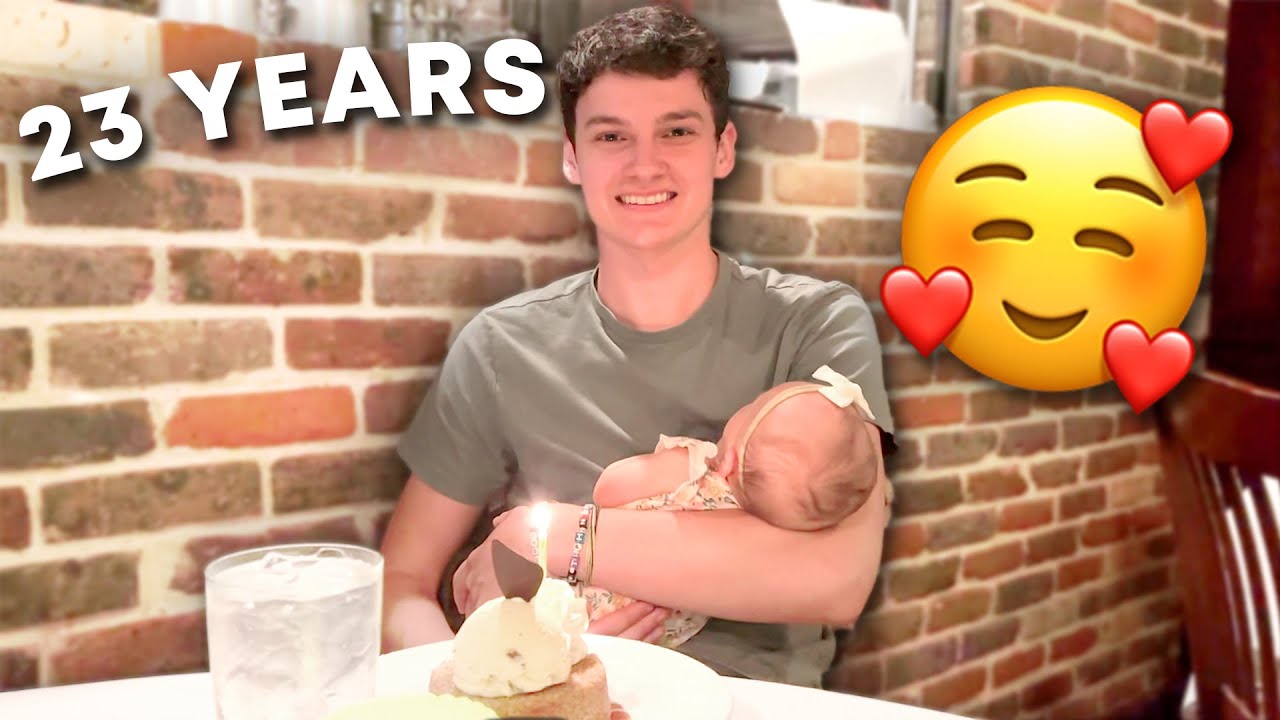 My Husband's First Birthday As A Father! (23 with a 3 month old)