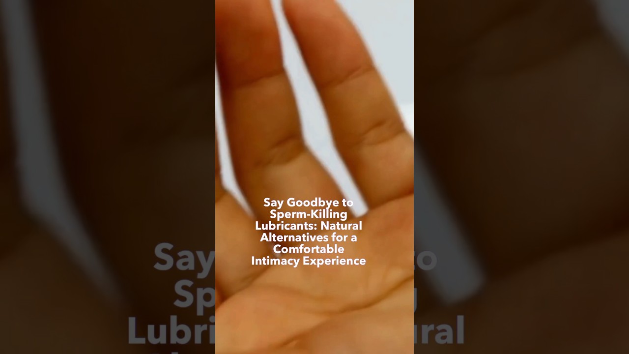 Say Goodbye to artificial Lubricants: Natural Alternatives for a Comfortable Intimacy Experience.