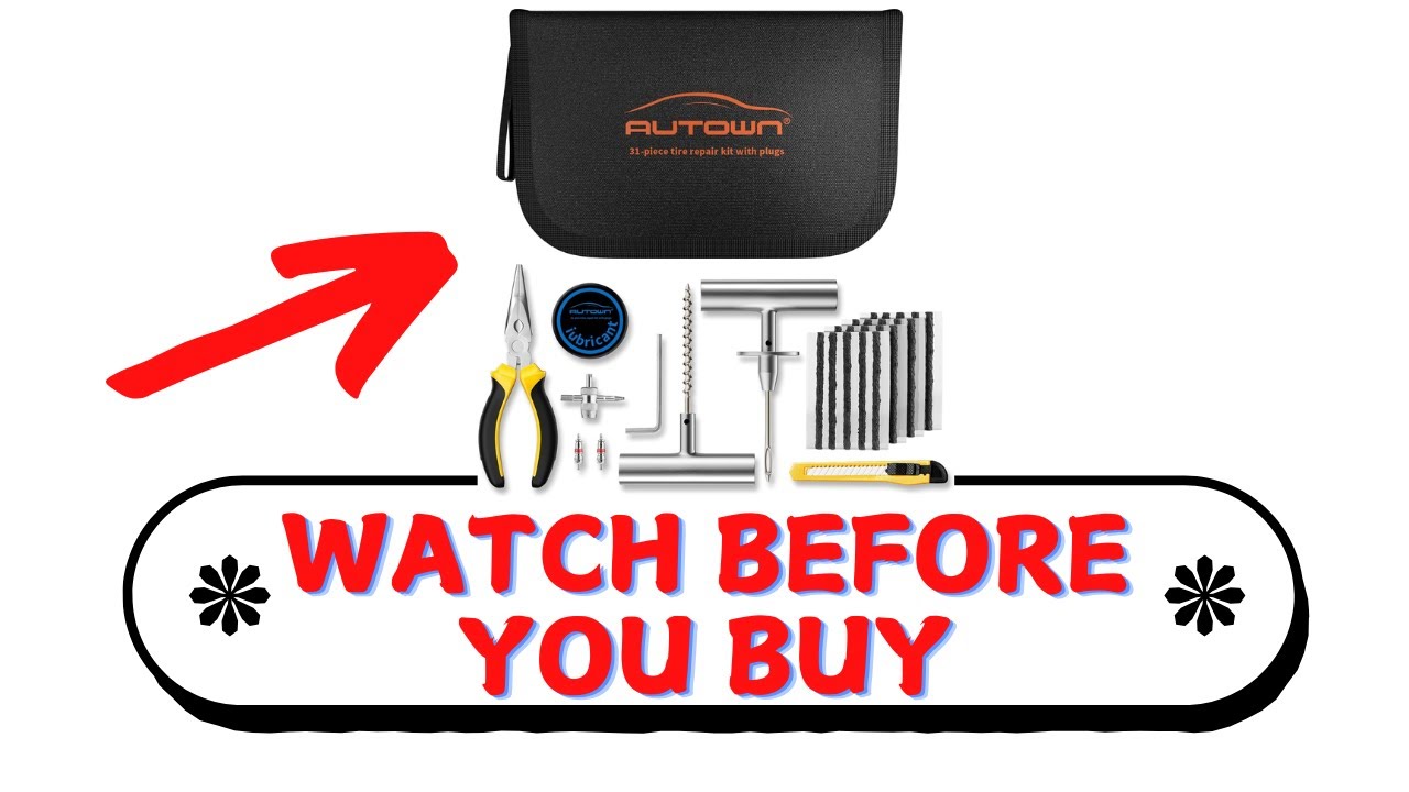 Honest Review Of AUTOWN Flat Tire Repair Kit