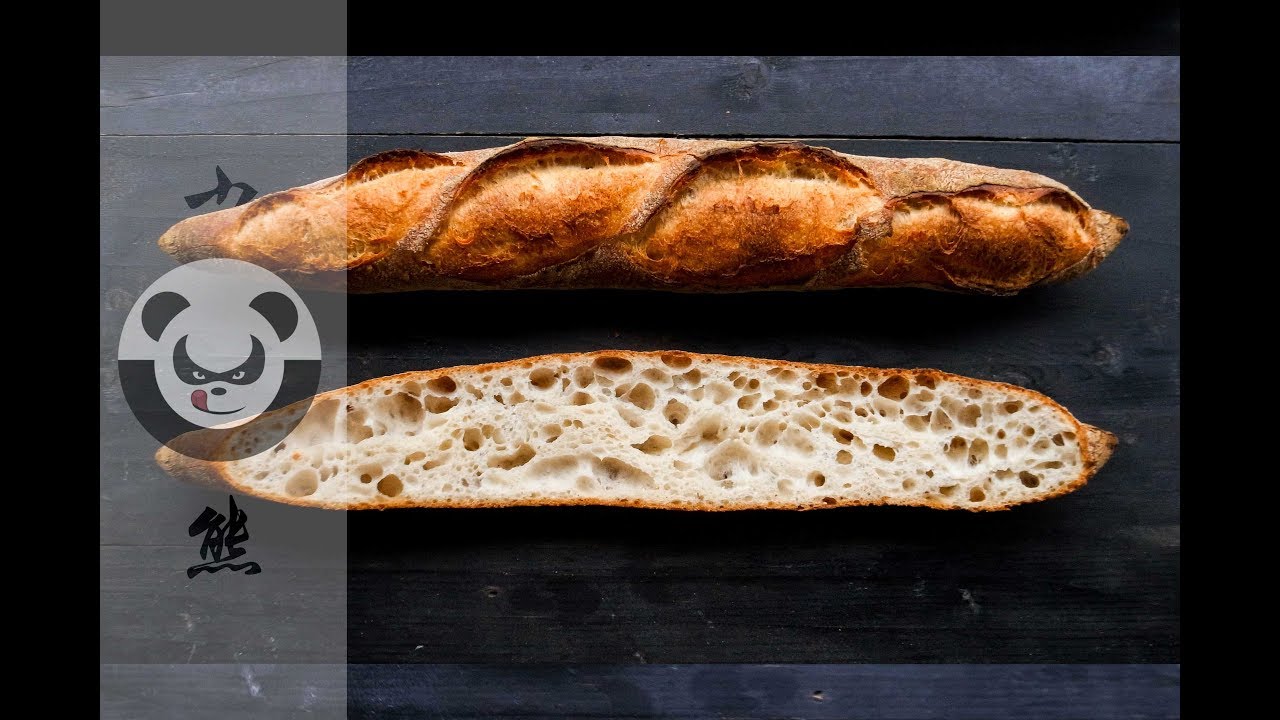 007—在家做多孔洞的波兰酵种法棍(How to make Baguette With Poolish)