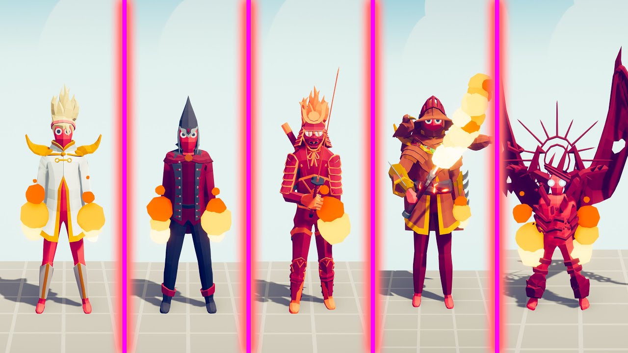 EVOLUTION OF FIRE GOD - Totally Accurate Battle Simulator TABS