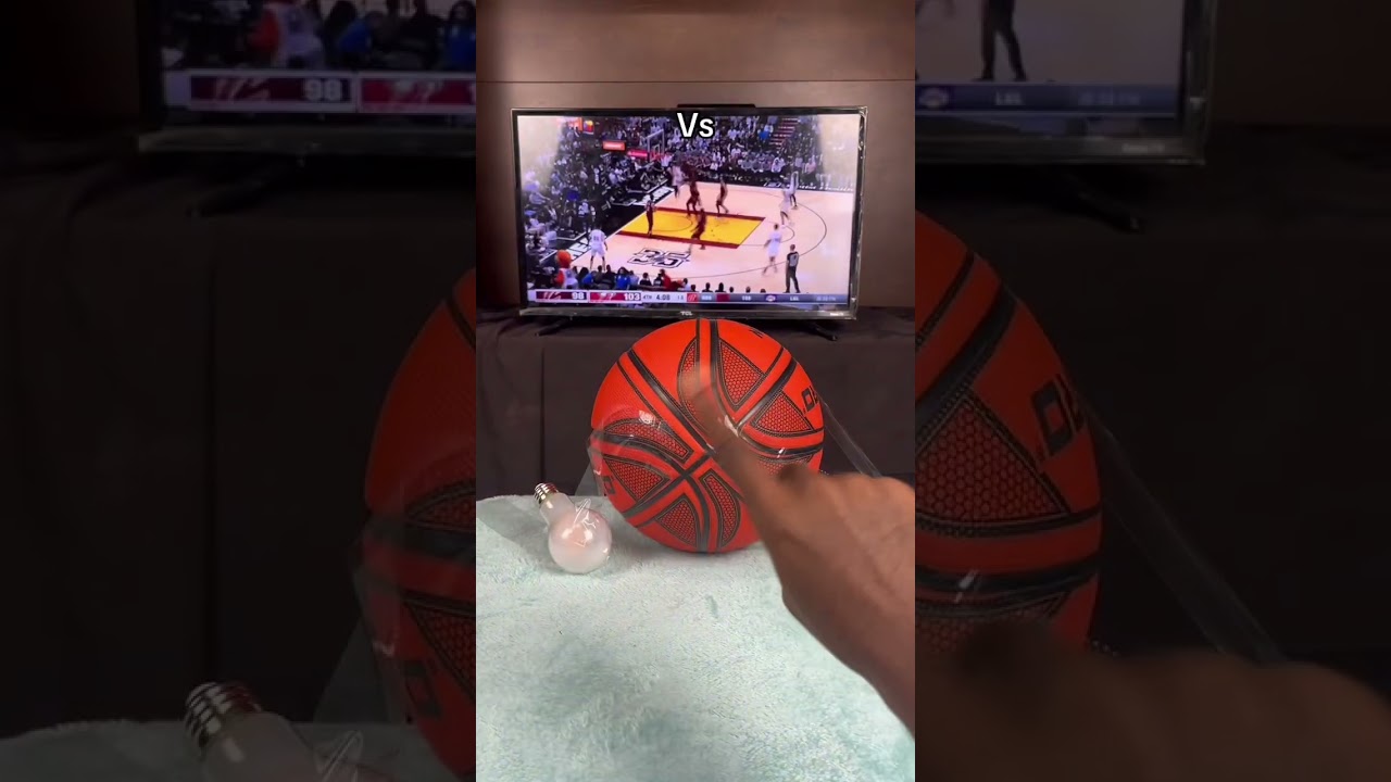 Now you can&rsquo;t miss EVER😎 #basketball #glowing #prototype #product #led #glowinthedark