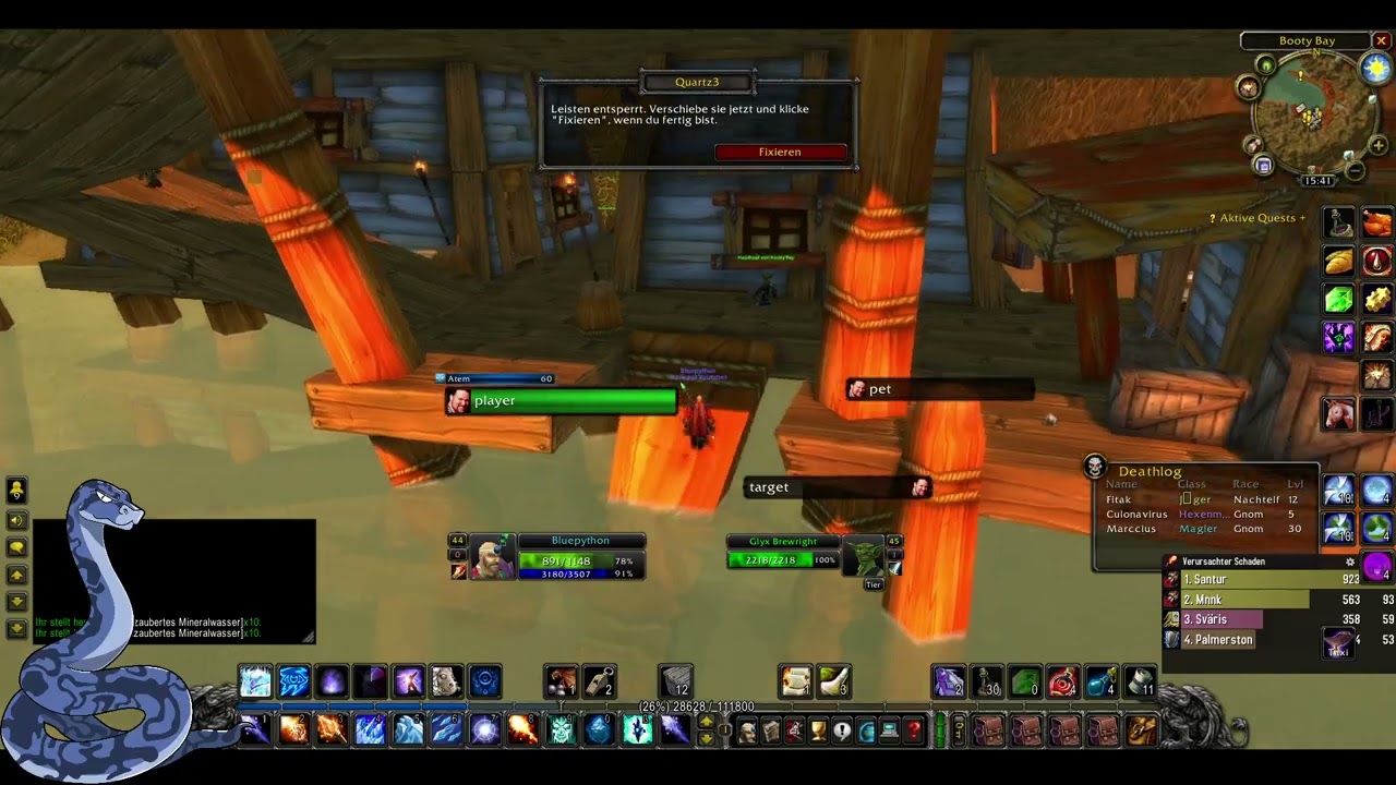 WoW Classic - Quartz, Zauberleisten individuell einstellen. Addon Tipp