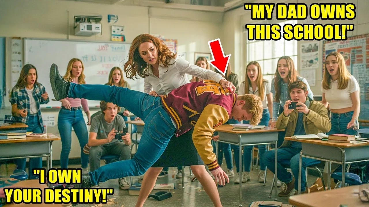 Star Quarterback HARASSED the New Teacher in Class — But She Took Him Down In Seconds