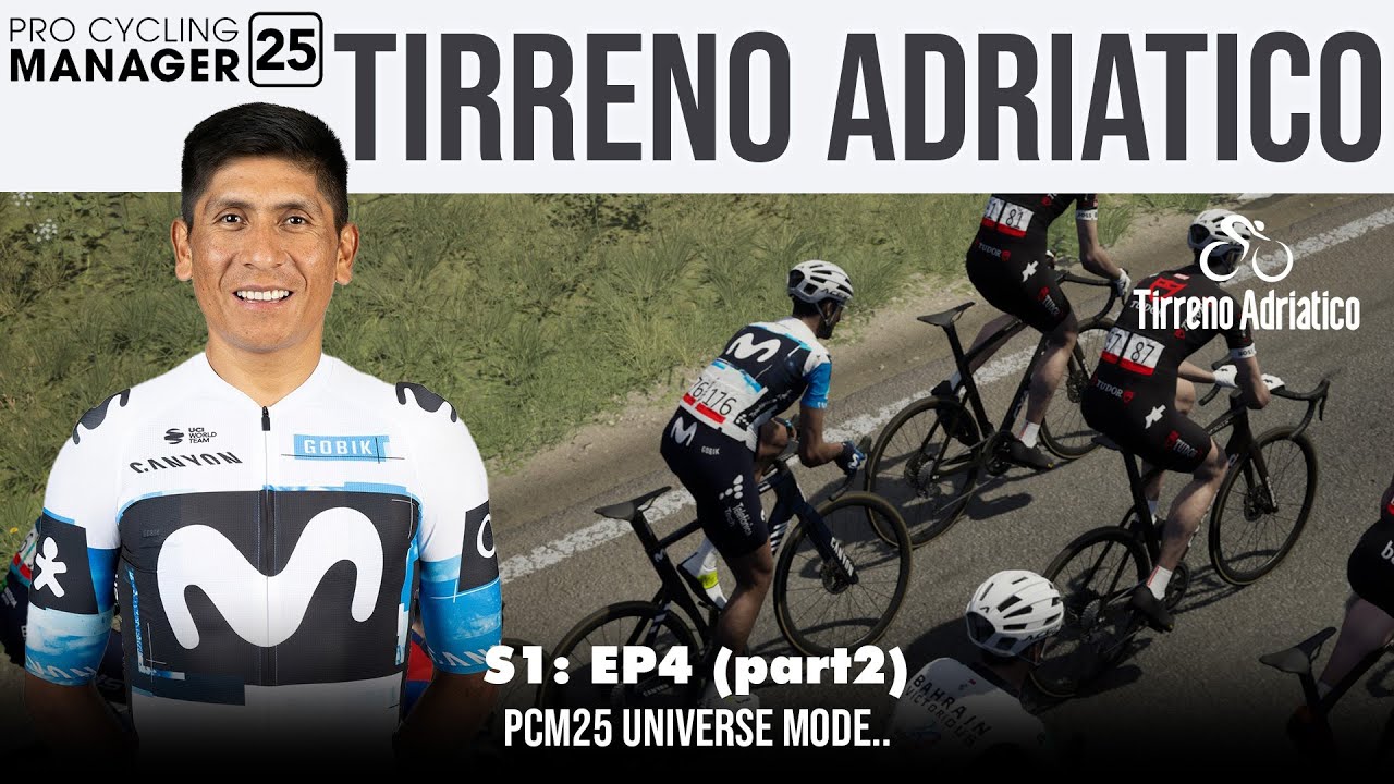 Quintana Hopes For GC In Italy - Tirenno Adriatico Part2 - Pro Cycling Manager 25