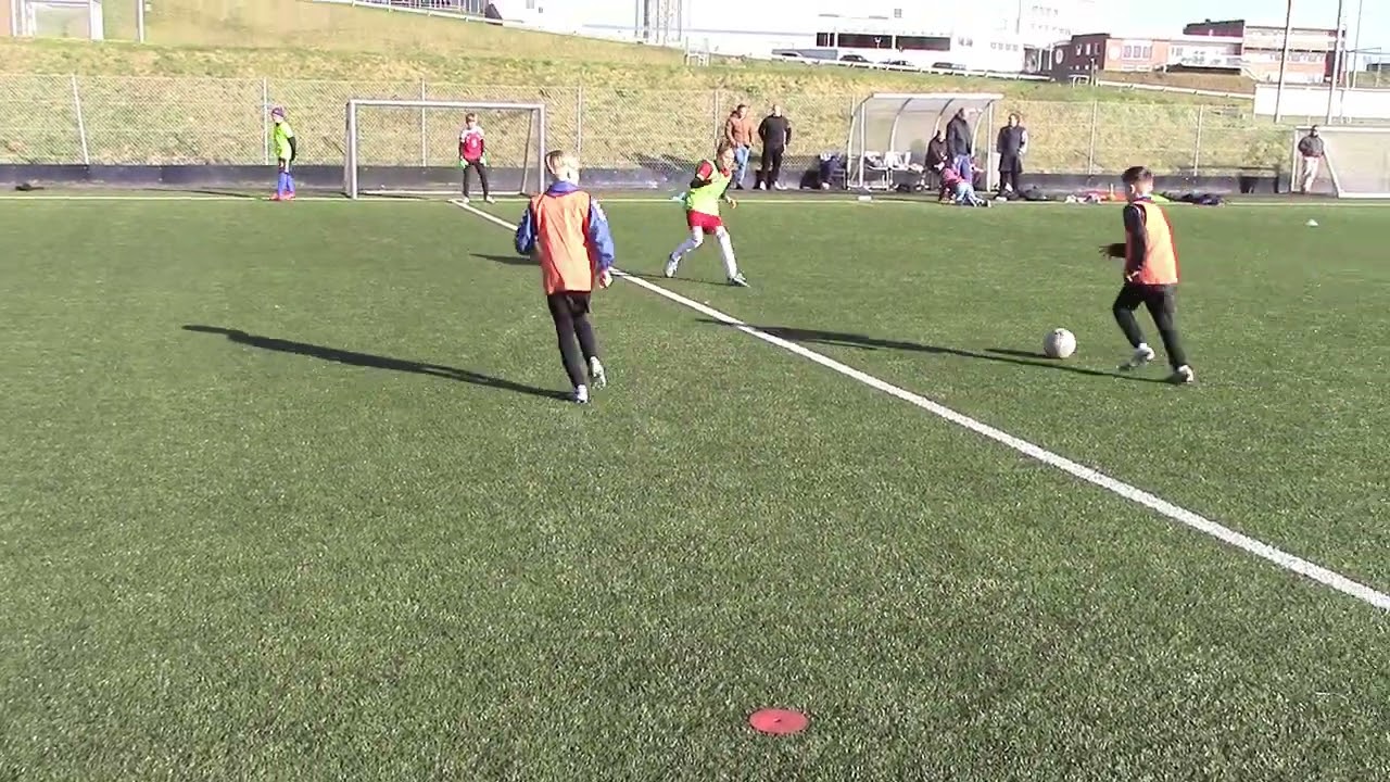 5 mands opvarmning  2v1 + målmand