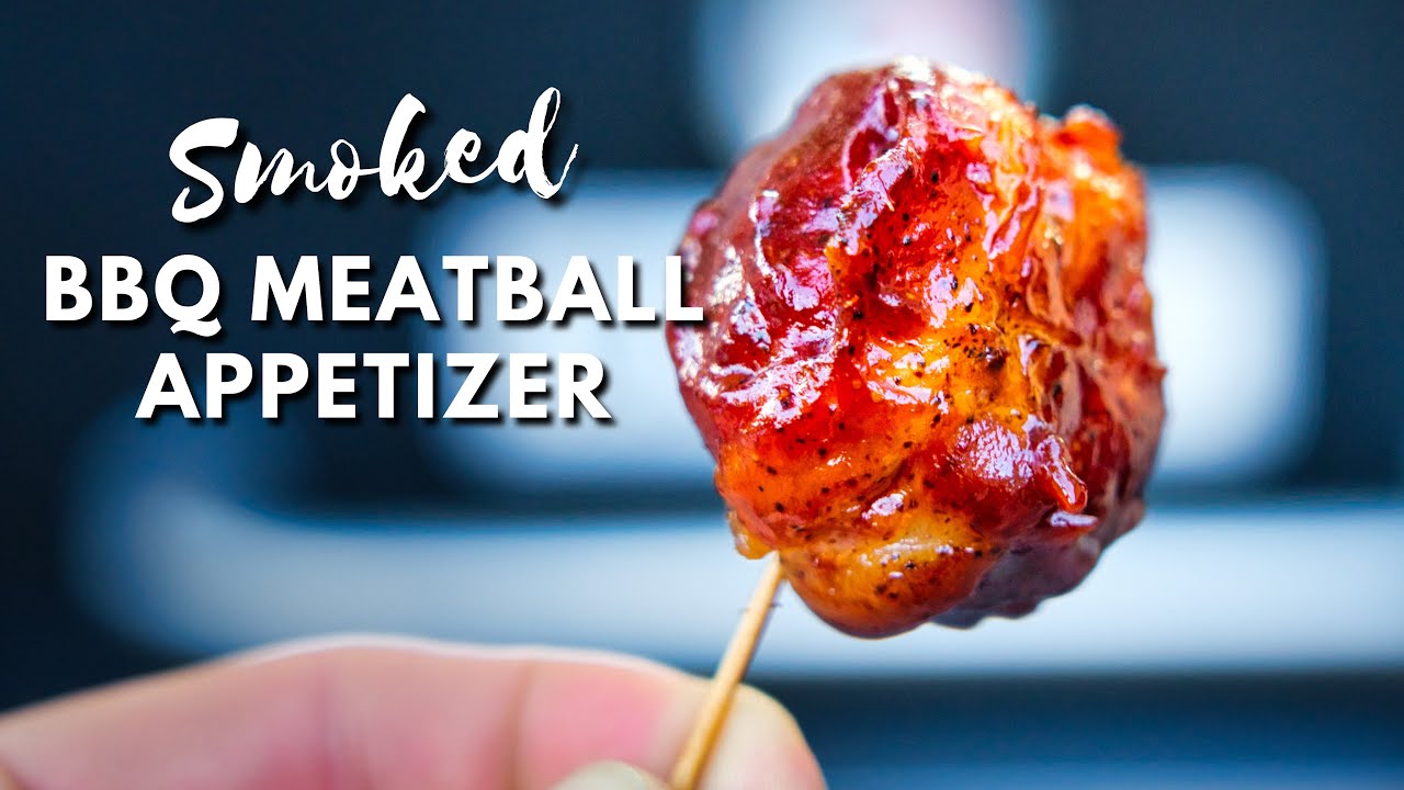 You Need to Try These Sticky Smoked Bacon Meatballs