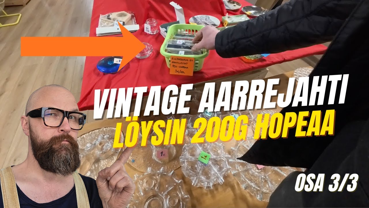Vintage aarrejahti! Löysin kasan hopeaa ja käydään ostokset läpi!