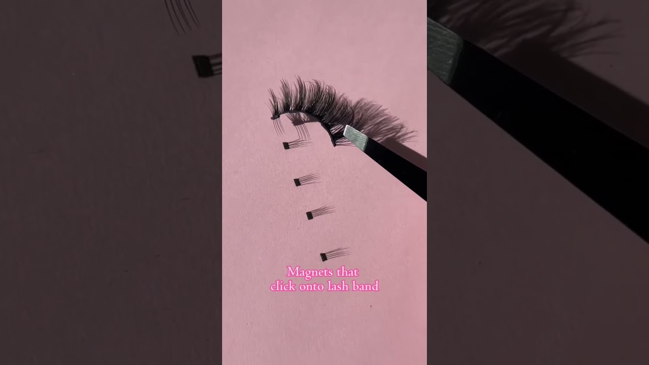 How do magnetic eyelashes work?